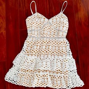 Woman’s eyelet dress